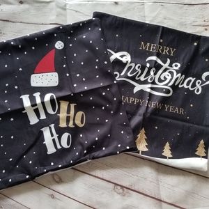 Set of two Christmas pillow covers